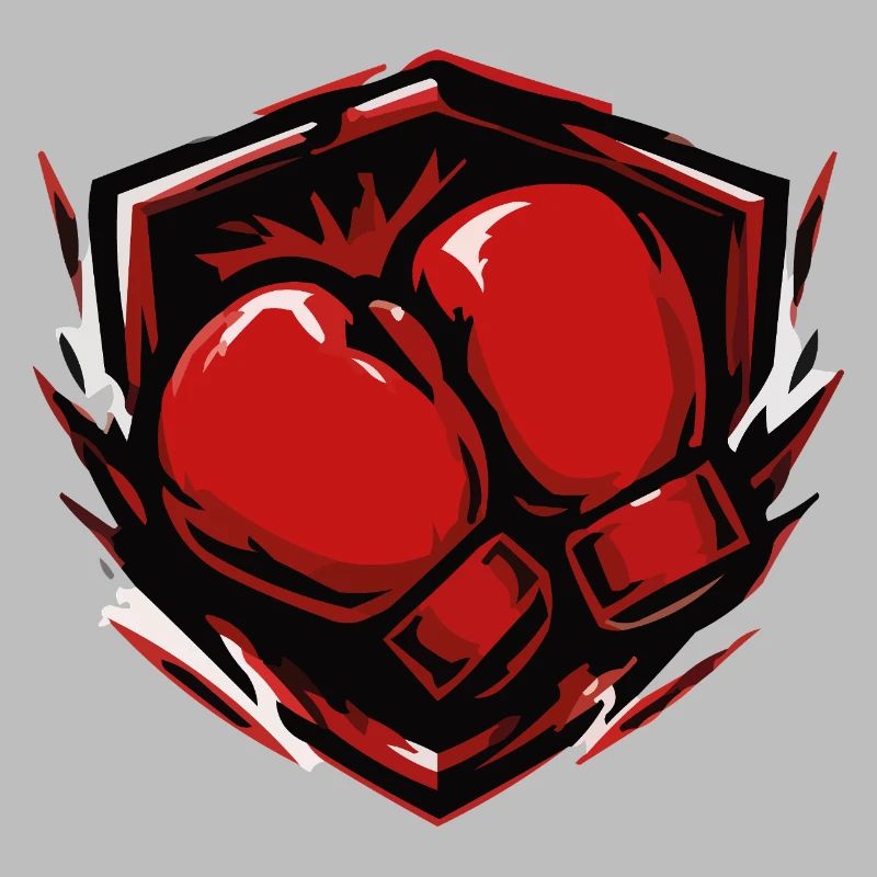 Boxen Boxhandschuhe Schild