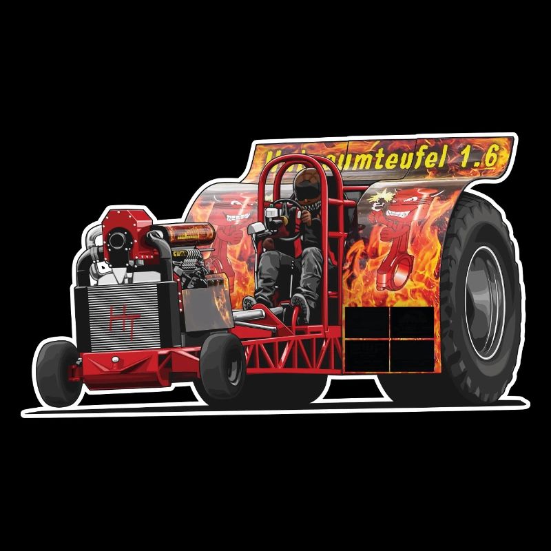 Tractor Pulling // Illustration