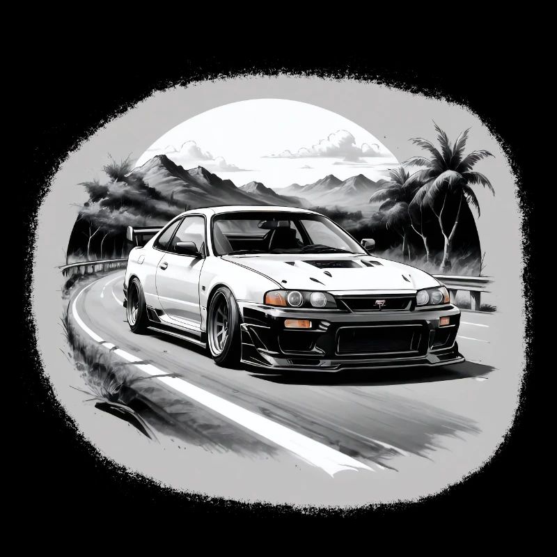 JDM Sportcar Tuning Driftcar Auto Geschenk PS