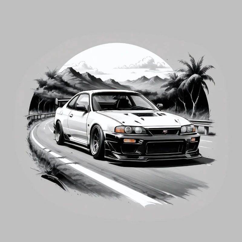 JDM Sportcar Tuning Driftcar Auto Geschenk PS