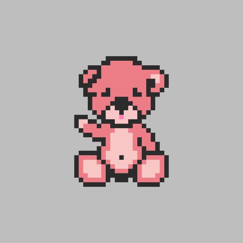Pixel Bear Candy