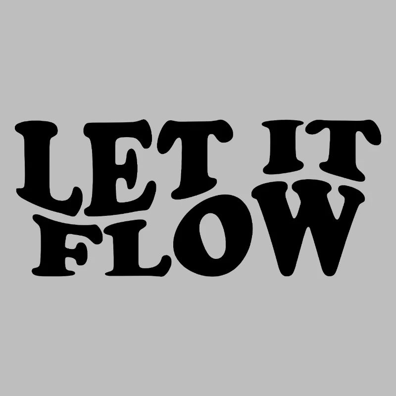 Laissez Ça Fluir – Conception typographique de mentalité