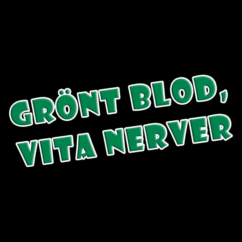 Nerfs blancs sang vert