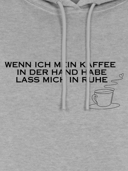 Kaffee in der Hand