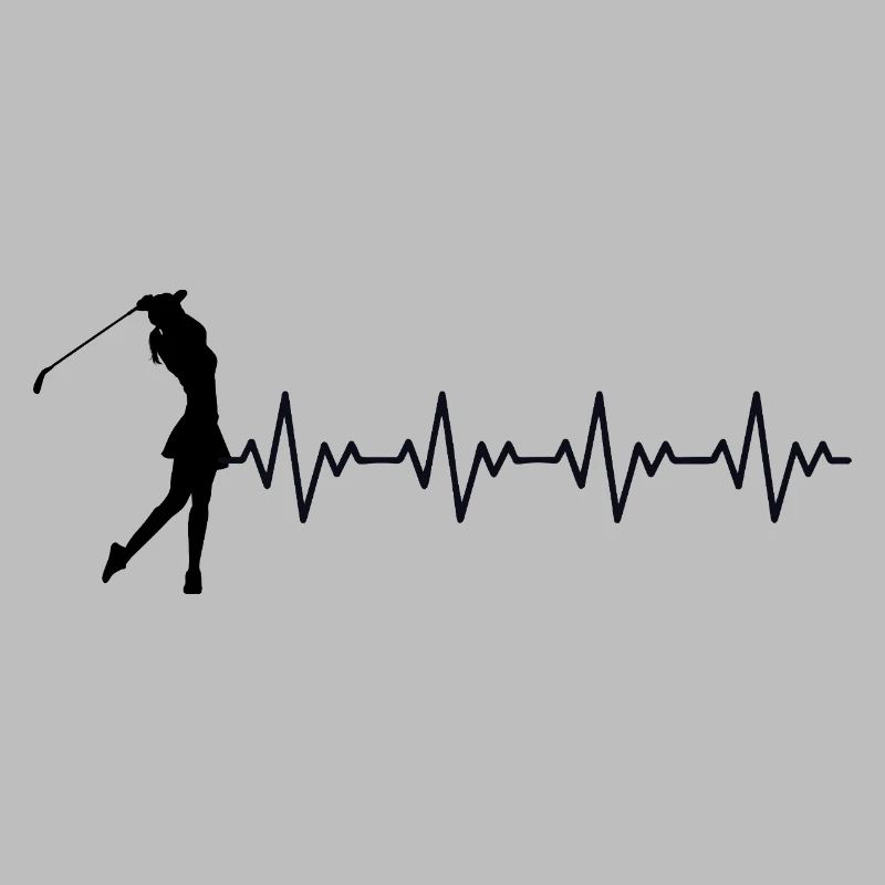 Golfeuse Golfeuse Coup de golf ECG Battement de cœur