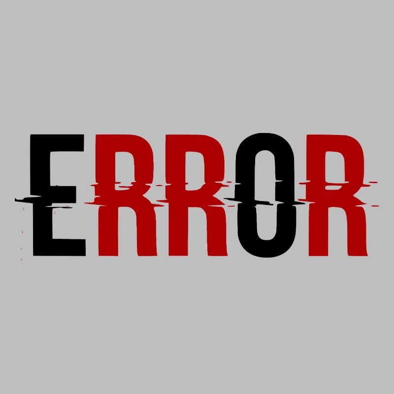Error Glitch-Design Error Message