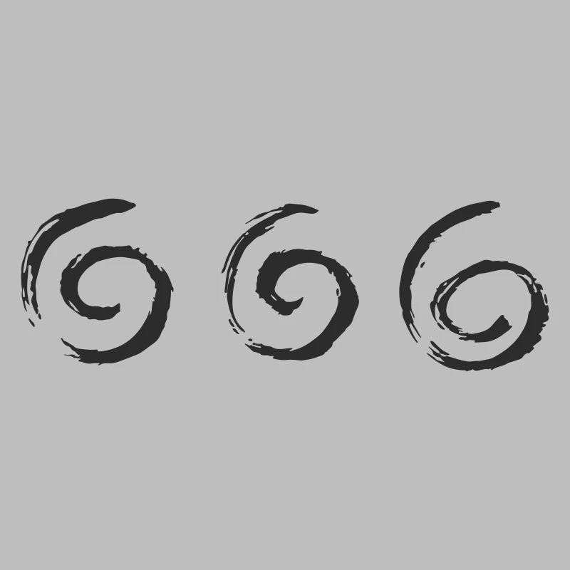 Cercles triples à pinceaux