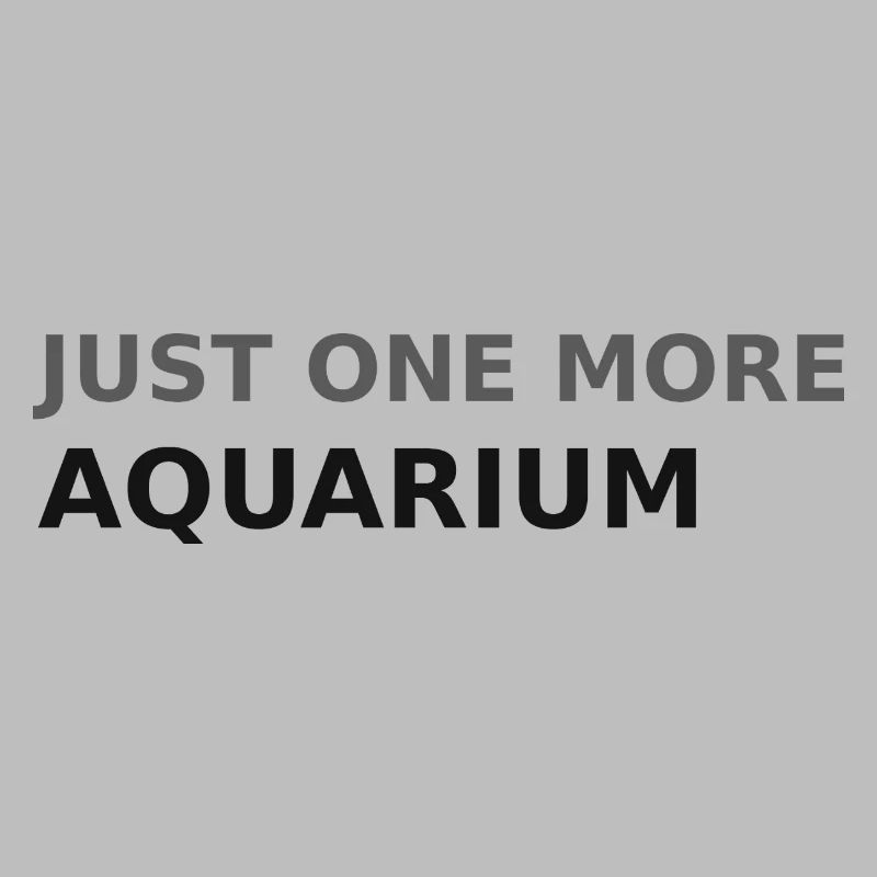 Nur noch ein Aquarium