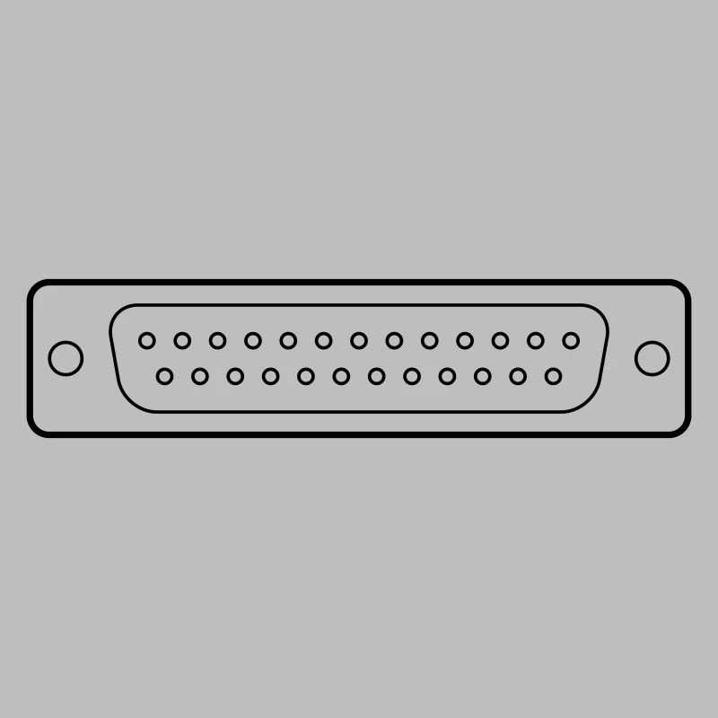 DB 25 Connector Parallel, Printer