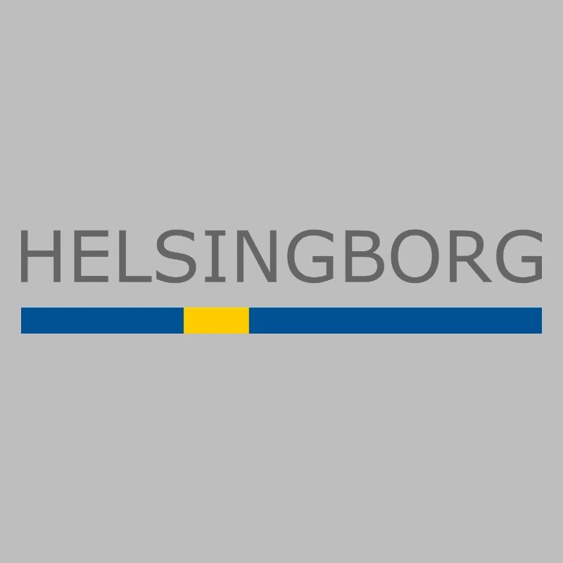 Drapeau de la Suède - Helsingborg - Sverige - Schweden
