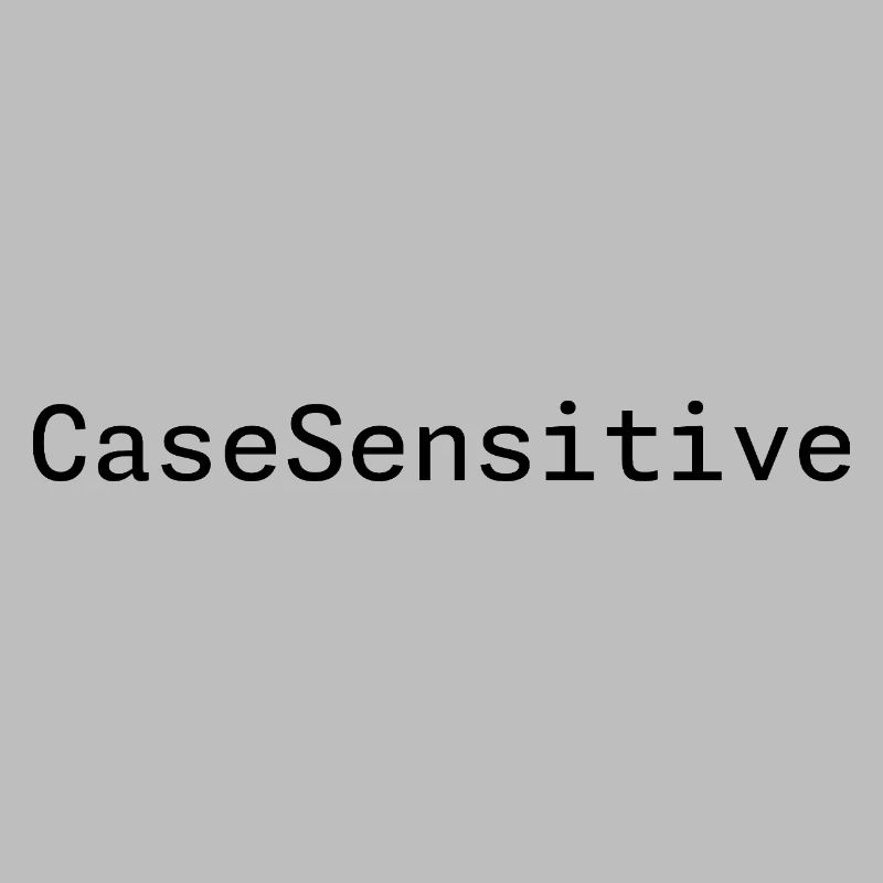 CaseSensitive Developer Humor