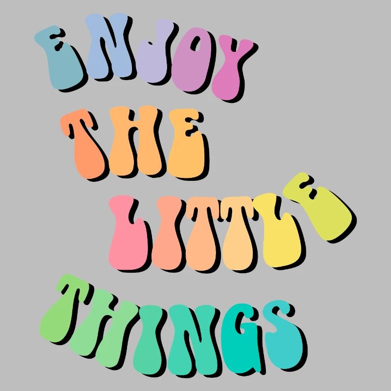 Enjoy little things - Geschenkidee - Geschenk