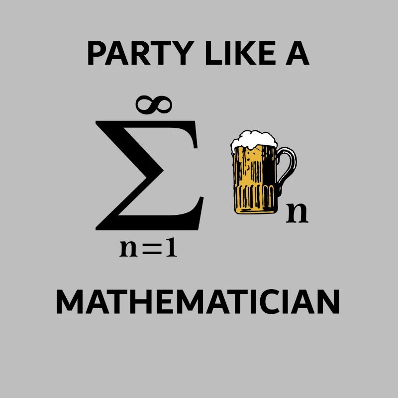 Mathe Bier Science T-Shirt Nerd Geschenk Idee