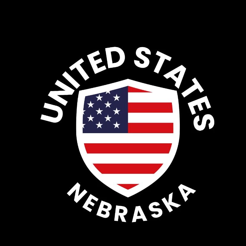 Nebraska Flag Shield Patch