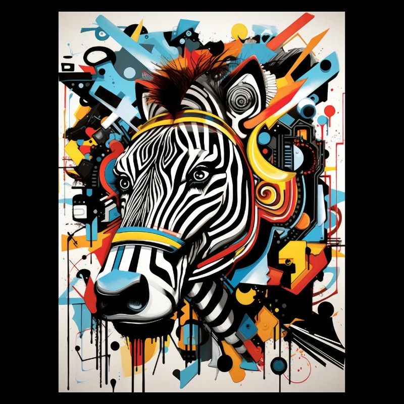 Inspirations graffiti :Zèbre
