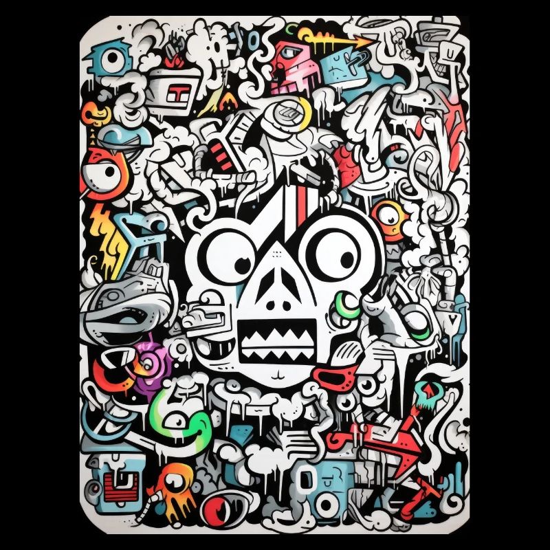 Inspirations Graffiti :Gnu Graffiti Abstrait