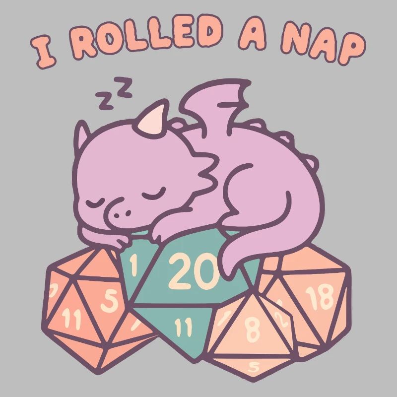 Nickerchen Rollender Drache