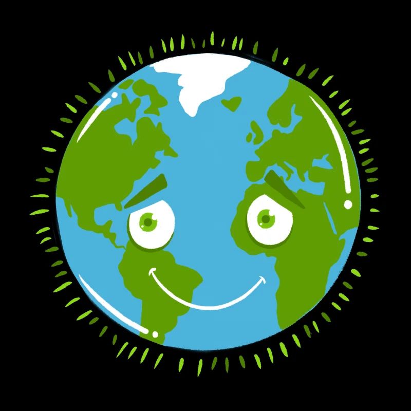 Schüchterner Planet ERDE