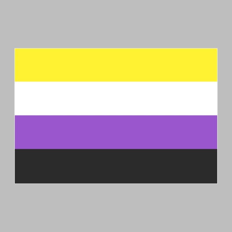 Non-binary Flagge