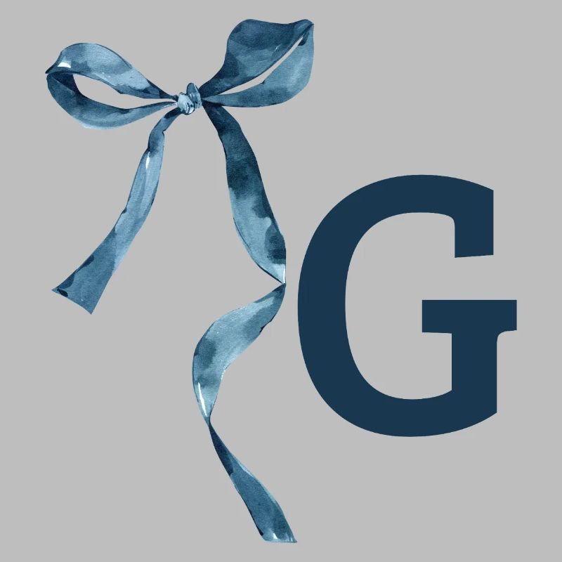 Monogramm g Geschenkidee