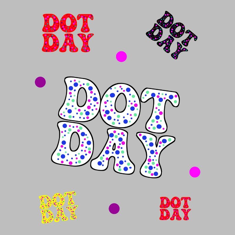Dotday bunt - Text Pattern