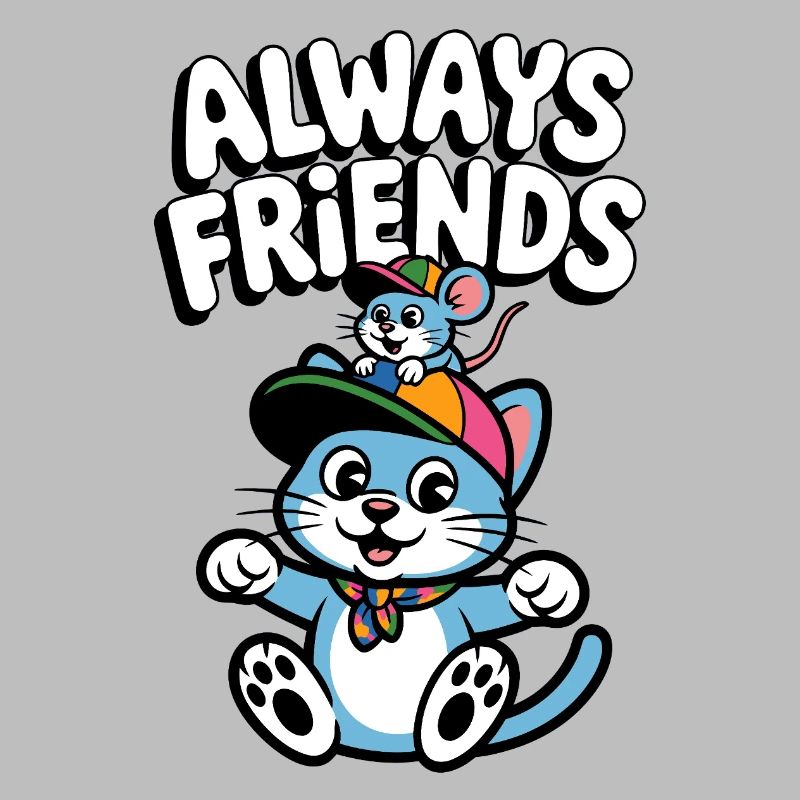 Amitié du chat et de la souris