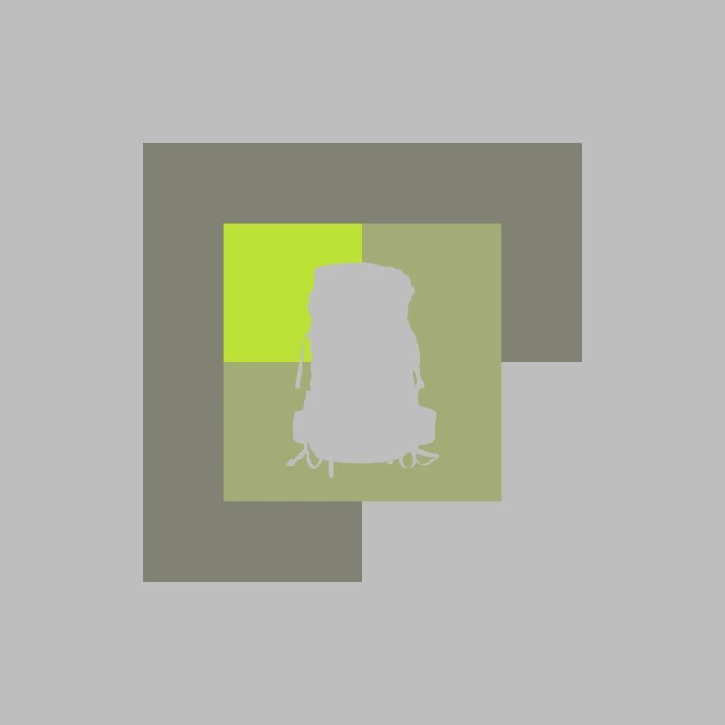 Backpacker Wanderung Pilger