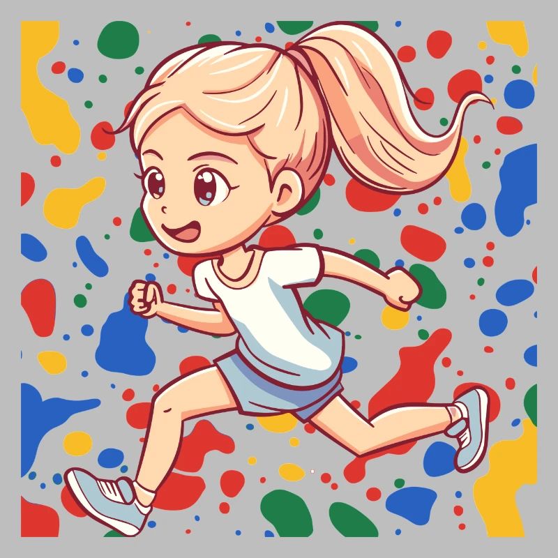 Coureur de sprint en cours d'exécution