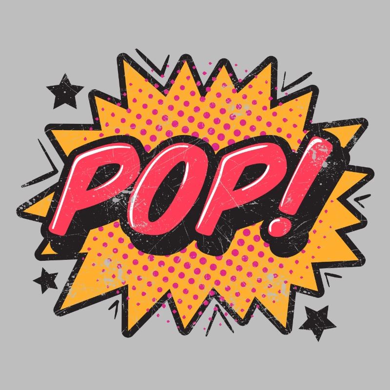 POP 80s COMIC STYLE GRAFFITI COMICS MOTIF GIFT