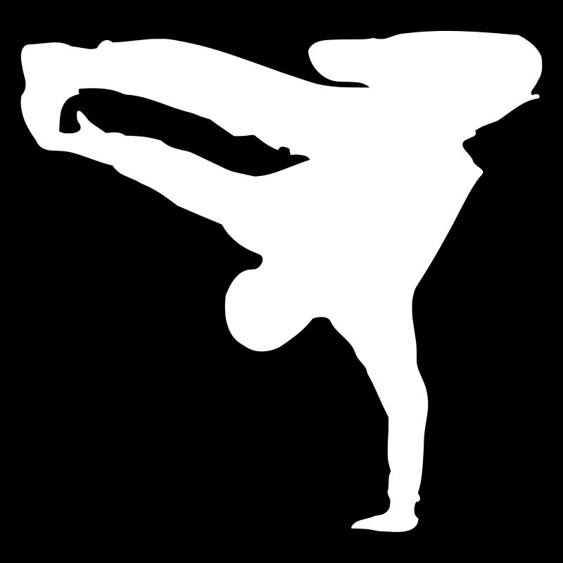 Breakdance Move Graphiques blanc