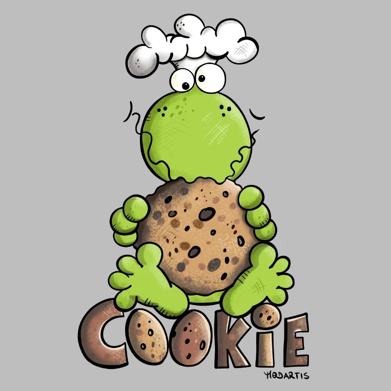 Frog with Cookie