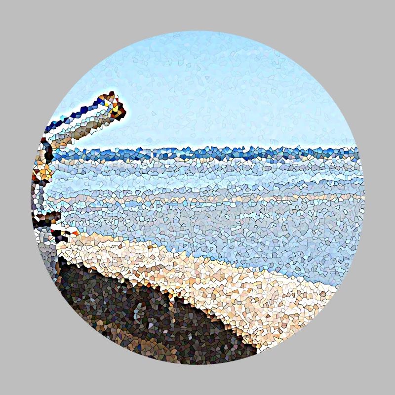 Distant ocean view