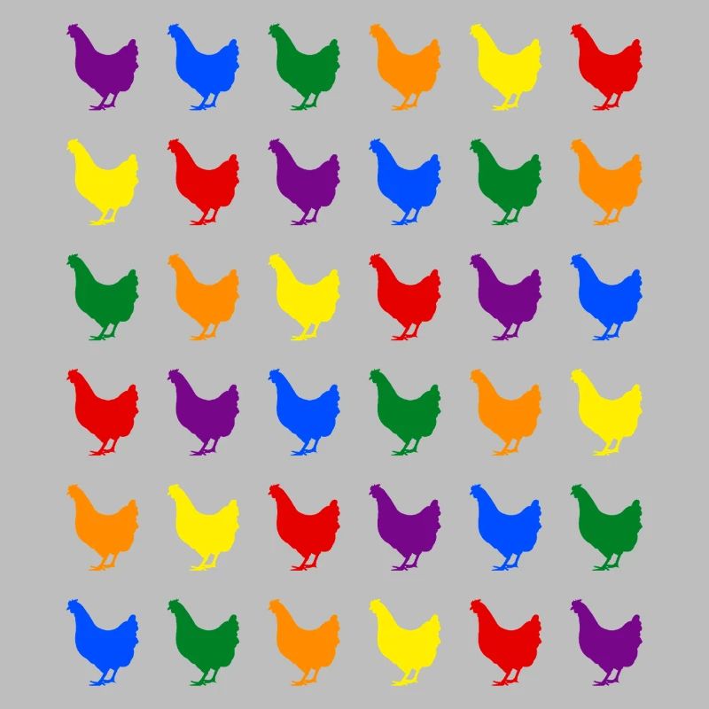 Rainbow Chickens