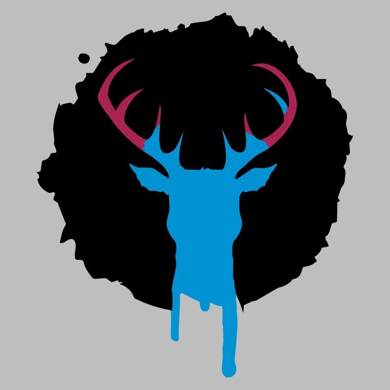 Patch de cerf graffiti