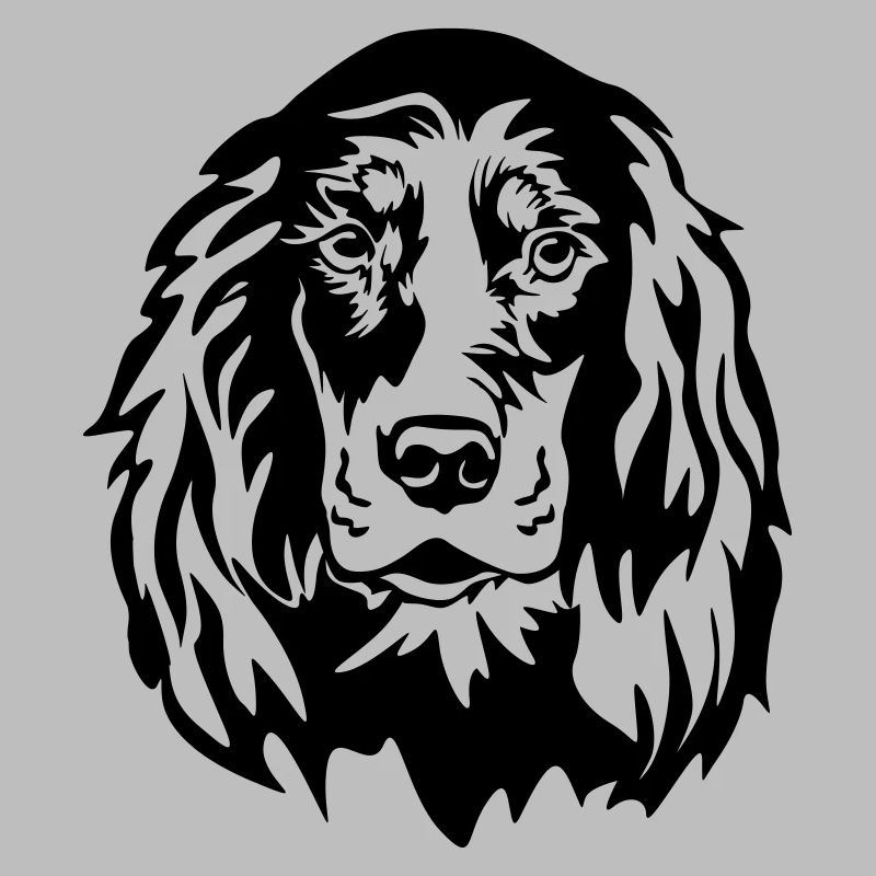 Gordon Setter Kopf