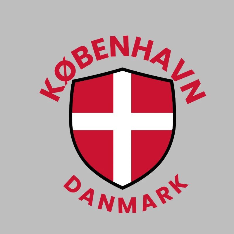 Copenhagen Shield with Danish Flag
