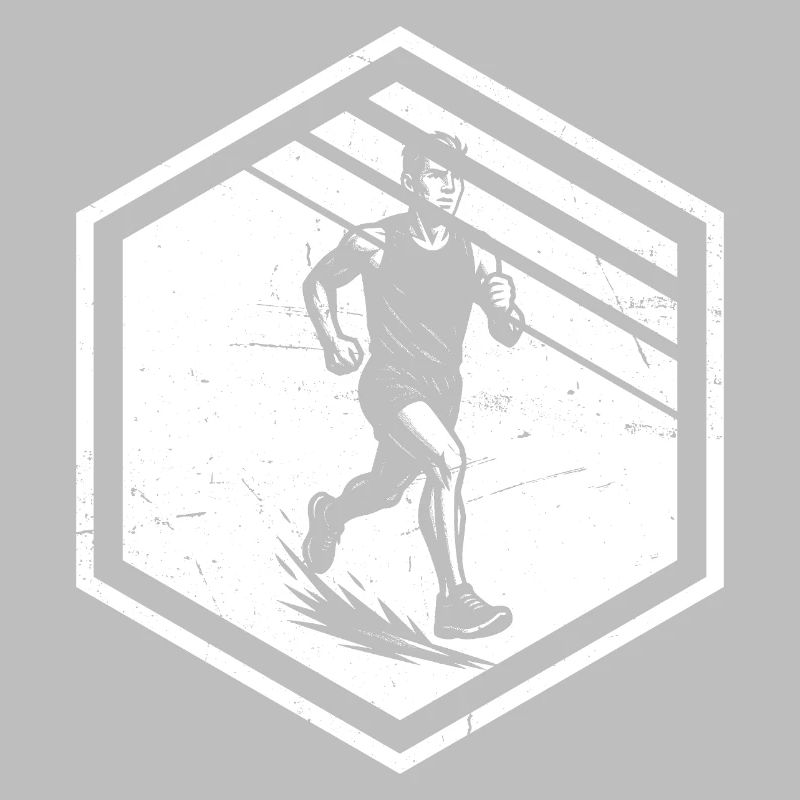 Modernes Running Artwork