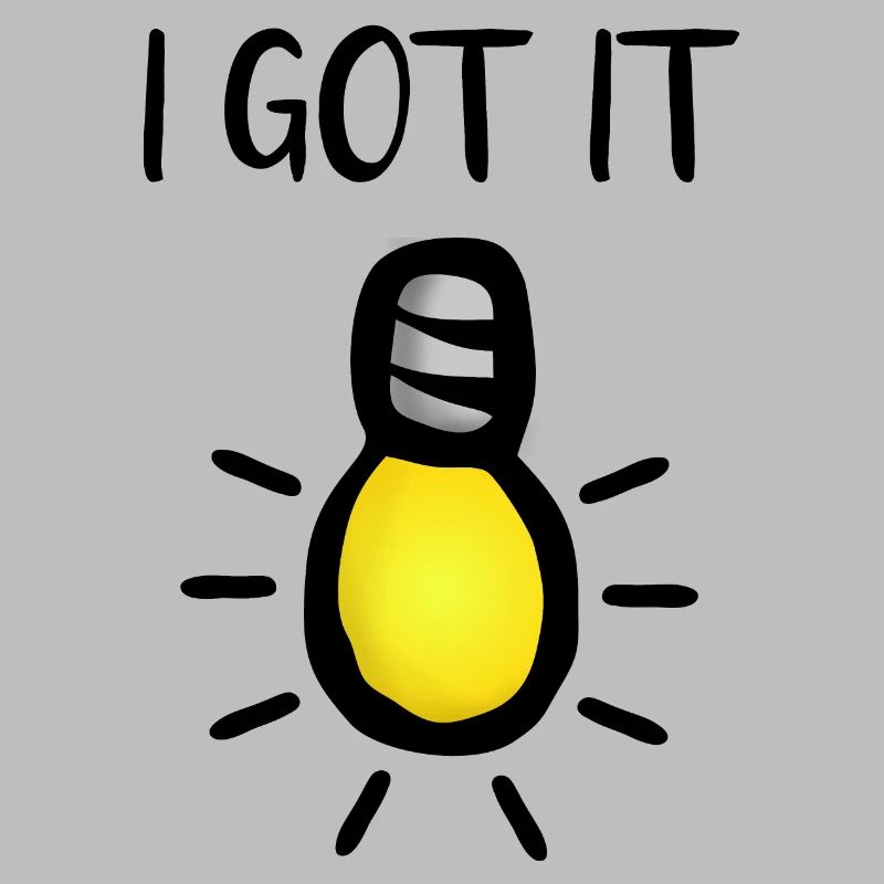 Light Bulb Understanding Enlightenment - I got it