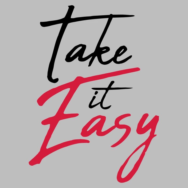 cool cool take it easy logo design text chill