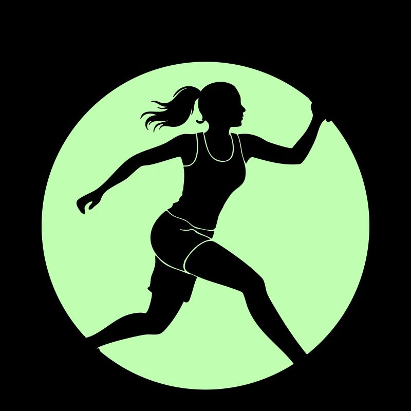 Badminton Player Forehand