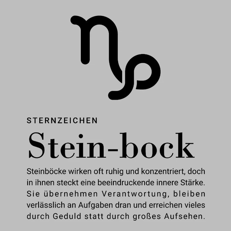 Sternzeichen Steinbock