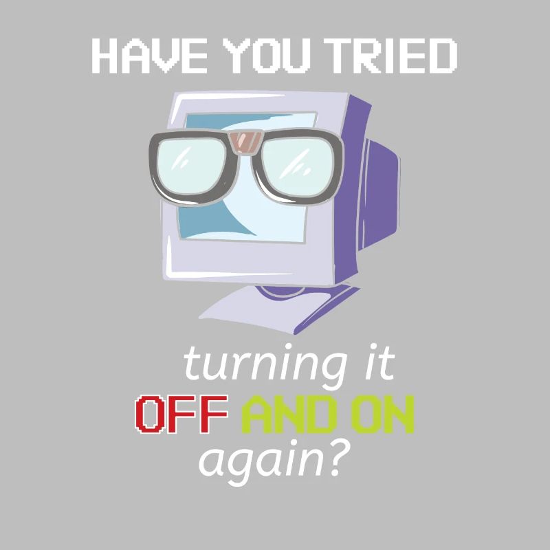 Computer Support Off And On Admin Cadeau