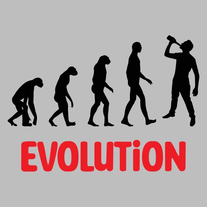 Evolution : Alcohol / Alcoholic / Humor
