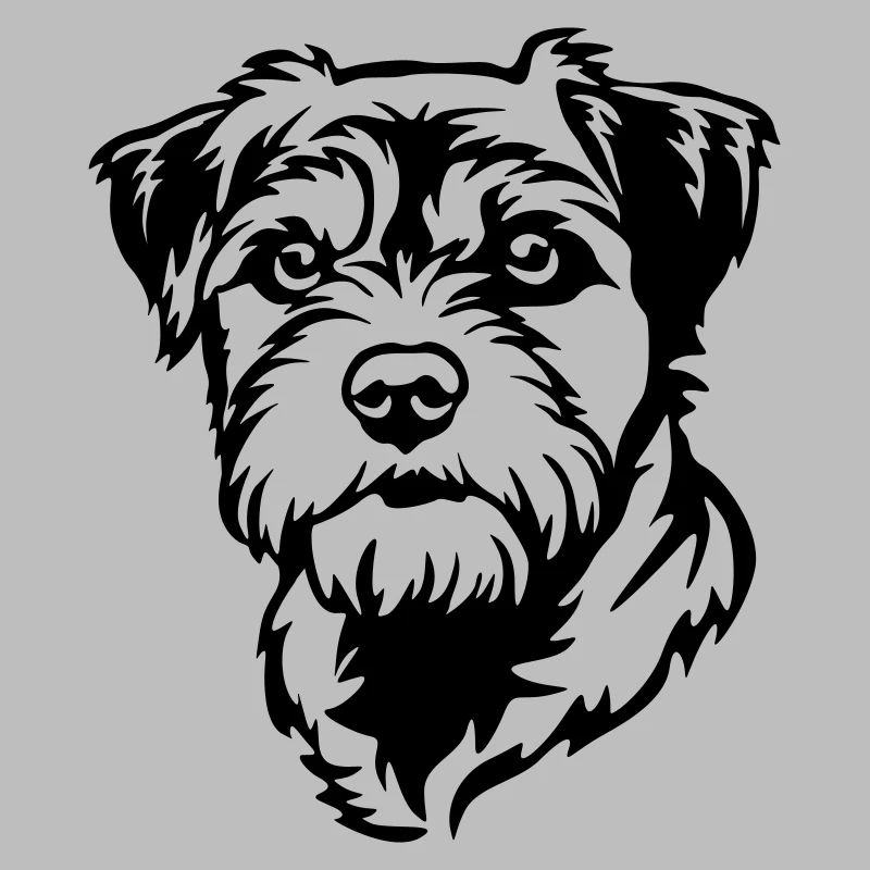 Tête de terrier de la frontière