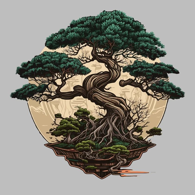 Twisted Bonsai Tree