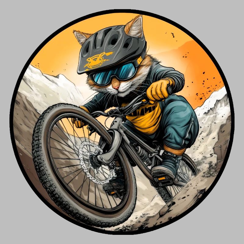 Cat Biker / MTB Kitten