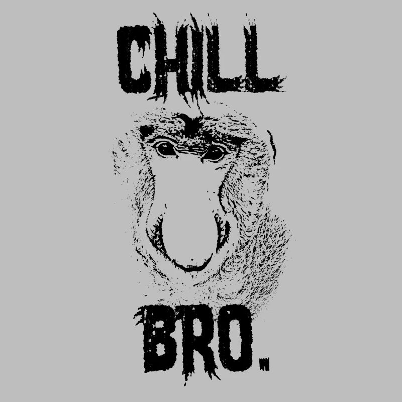 Chill Bro Proboscis Monkey Gift