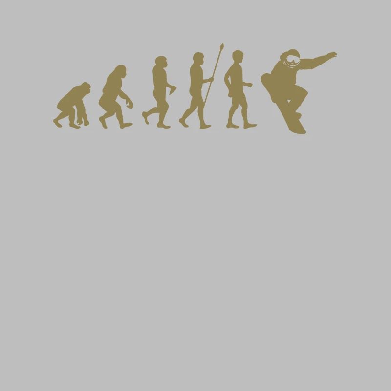 Snowboarder Evolution Geschenkidee