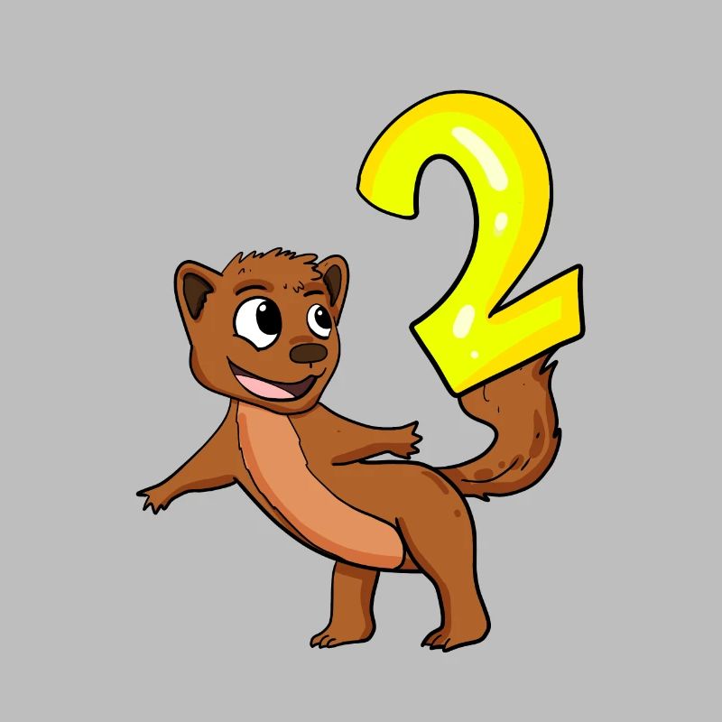 2 Jahre alt - 2 Geburtstag - Ich bin 2