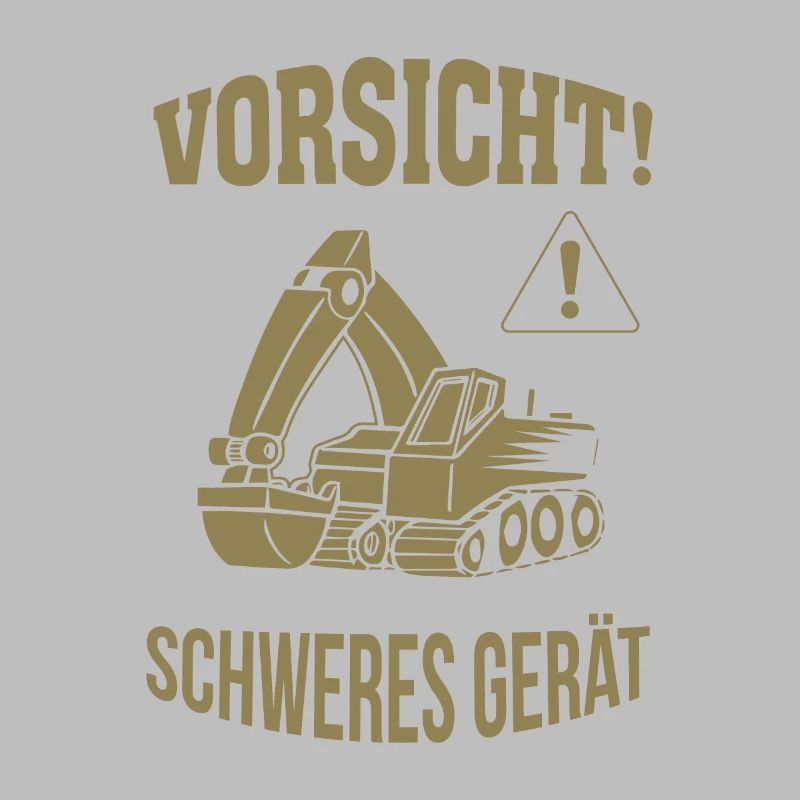 Bagger Baggerfahrer Baugeräteführer Schweres Gerät